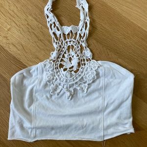 Crop top halter top